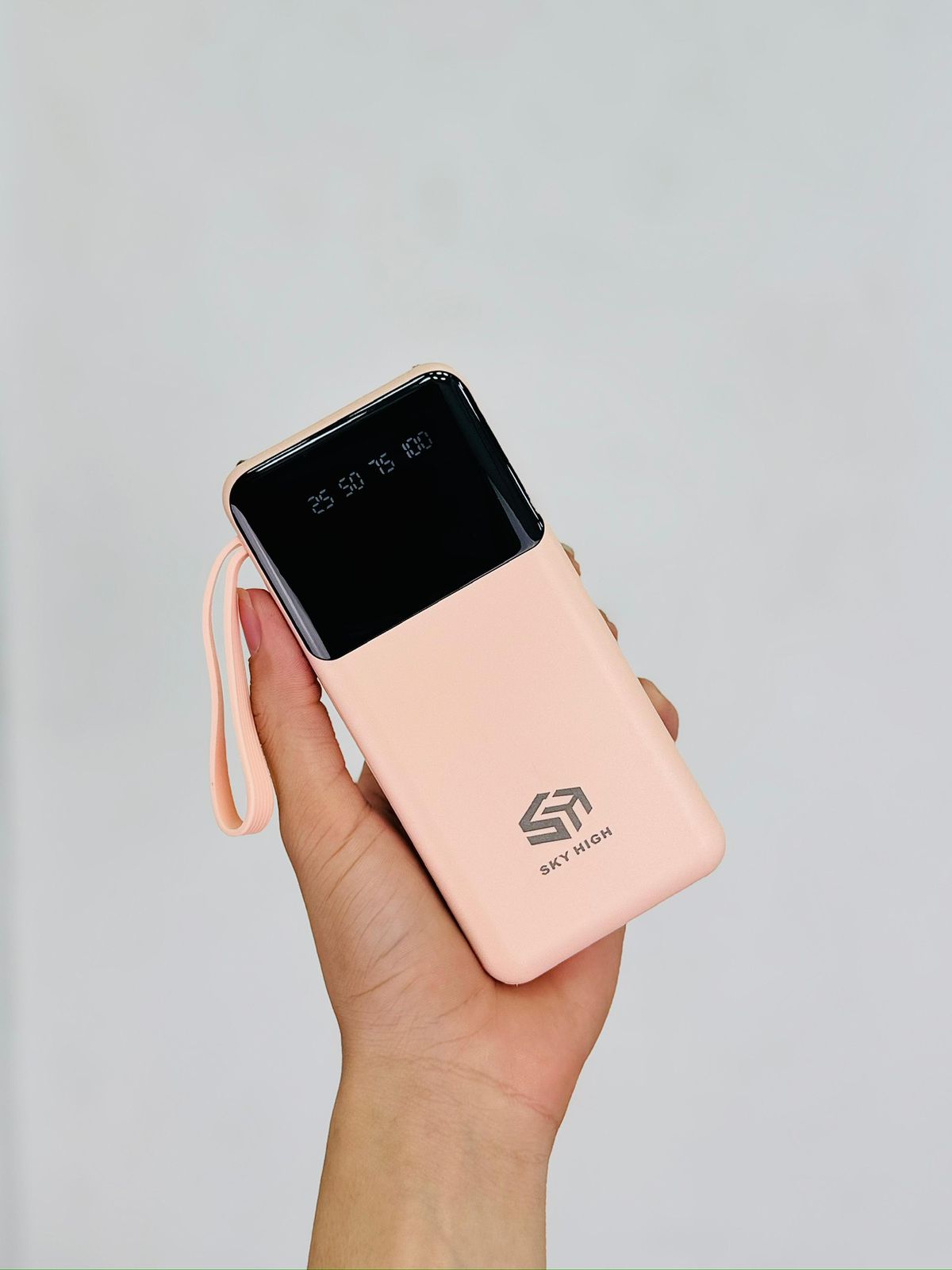 BATERÍA PORTÁTIL ROSADO Sky Hight Power Bank 40000 mAh 